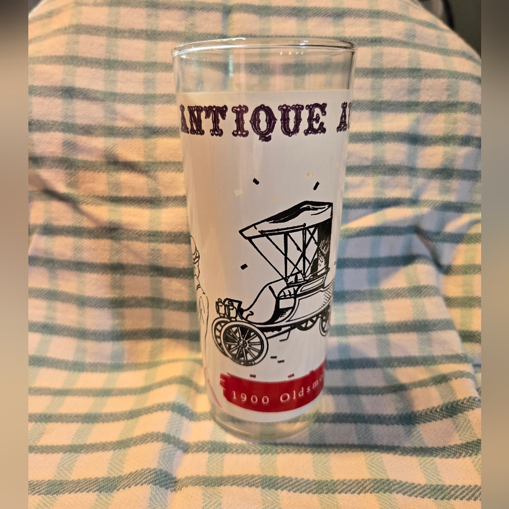 Anchor Hocking Antique Auto 12 oz Glass